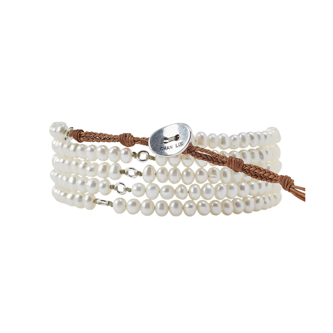 Freshwater Pearl Wrap Bracelet
