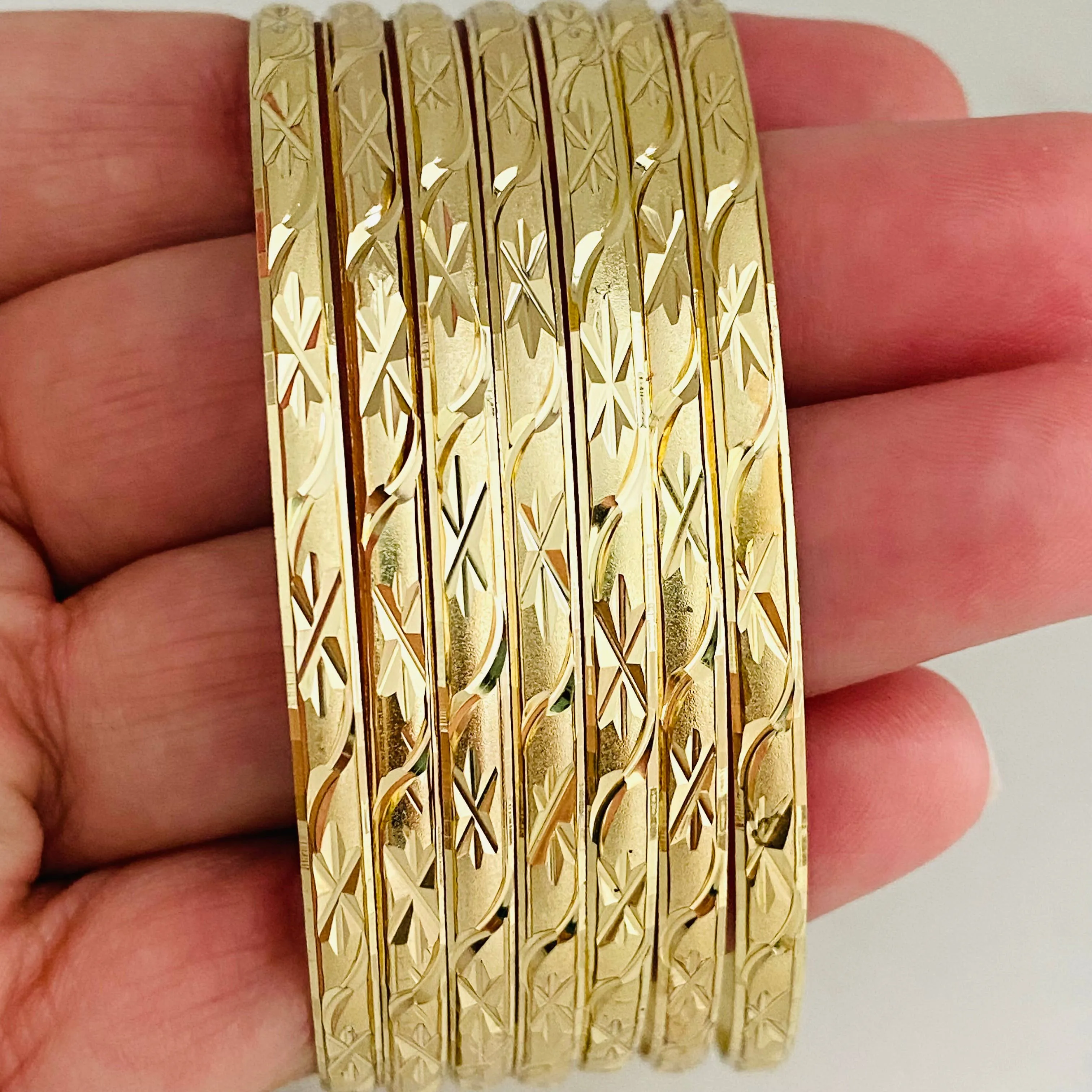 Gold Filled Set of Bangles