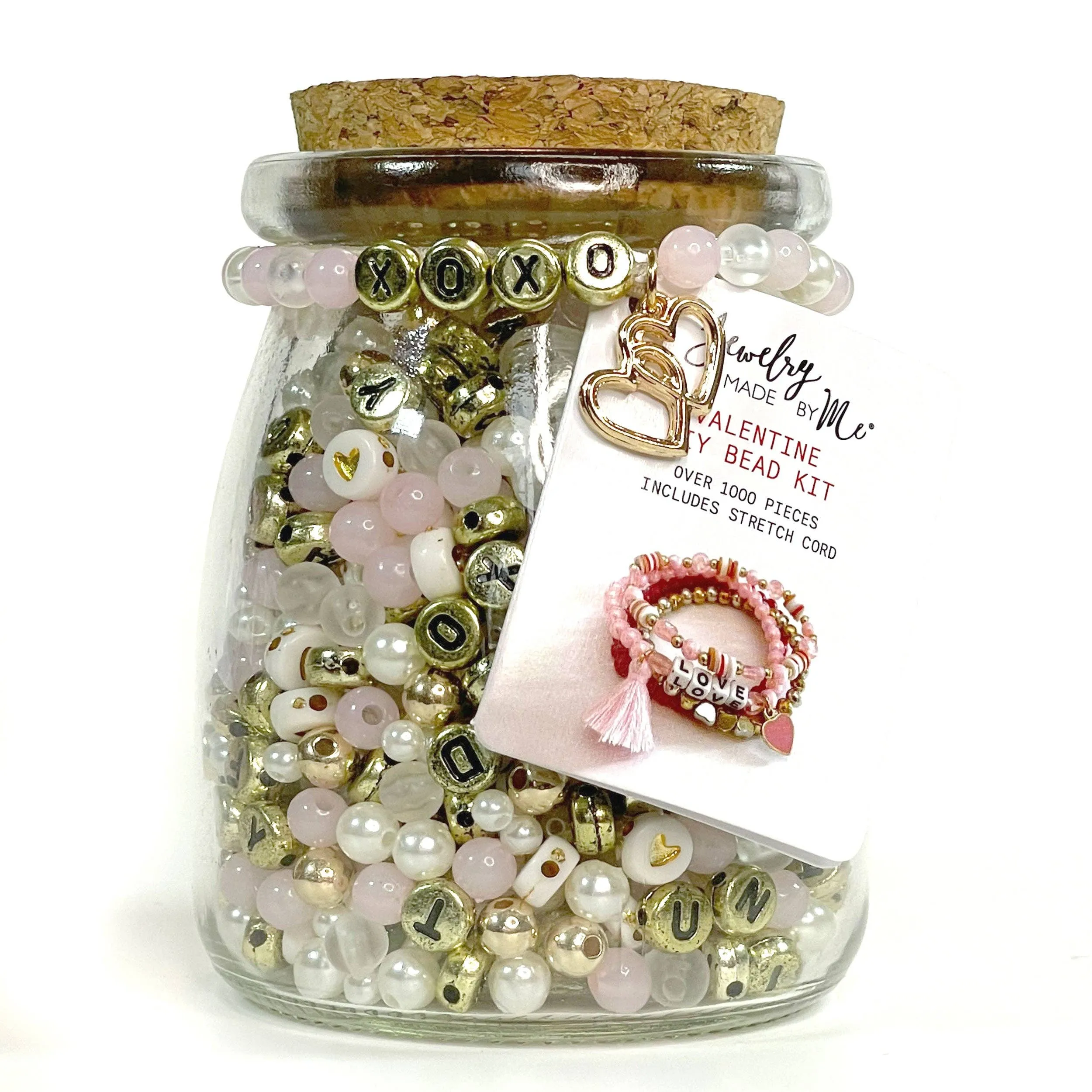 Gold Valentine XOXO - DIY Bead Kit