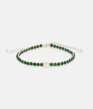 Green Spinel Bracelet | Silver