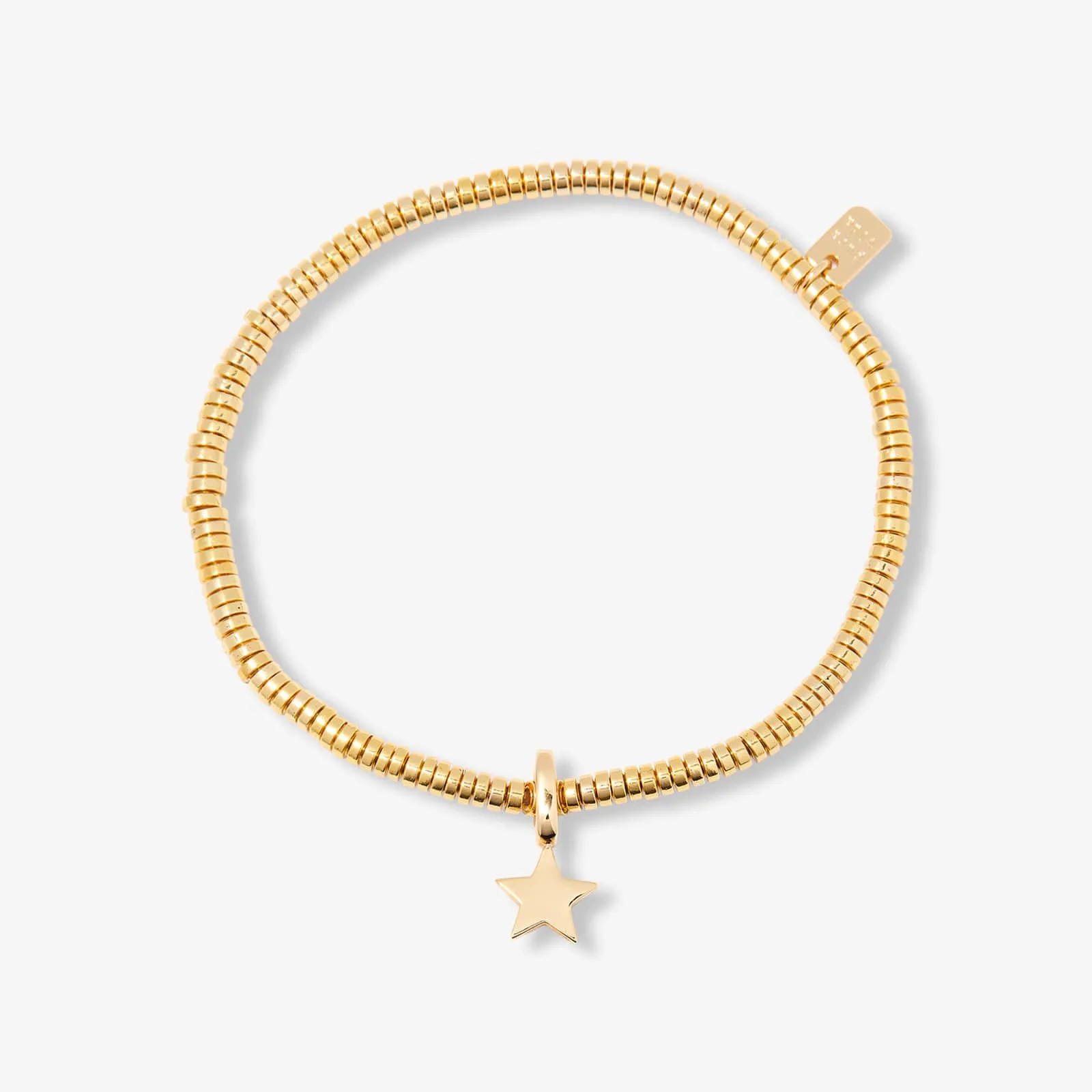 Harper Disc Bead Stretch Bracelet