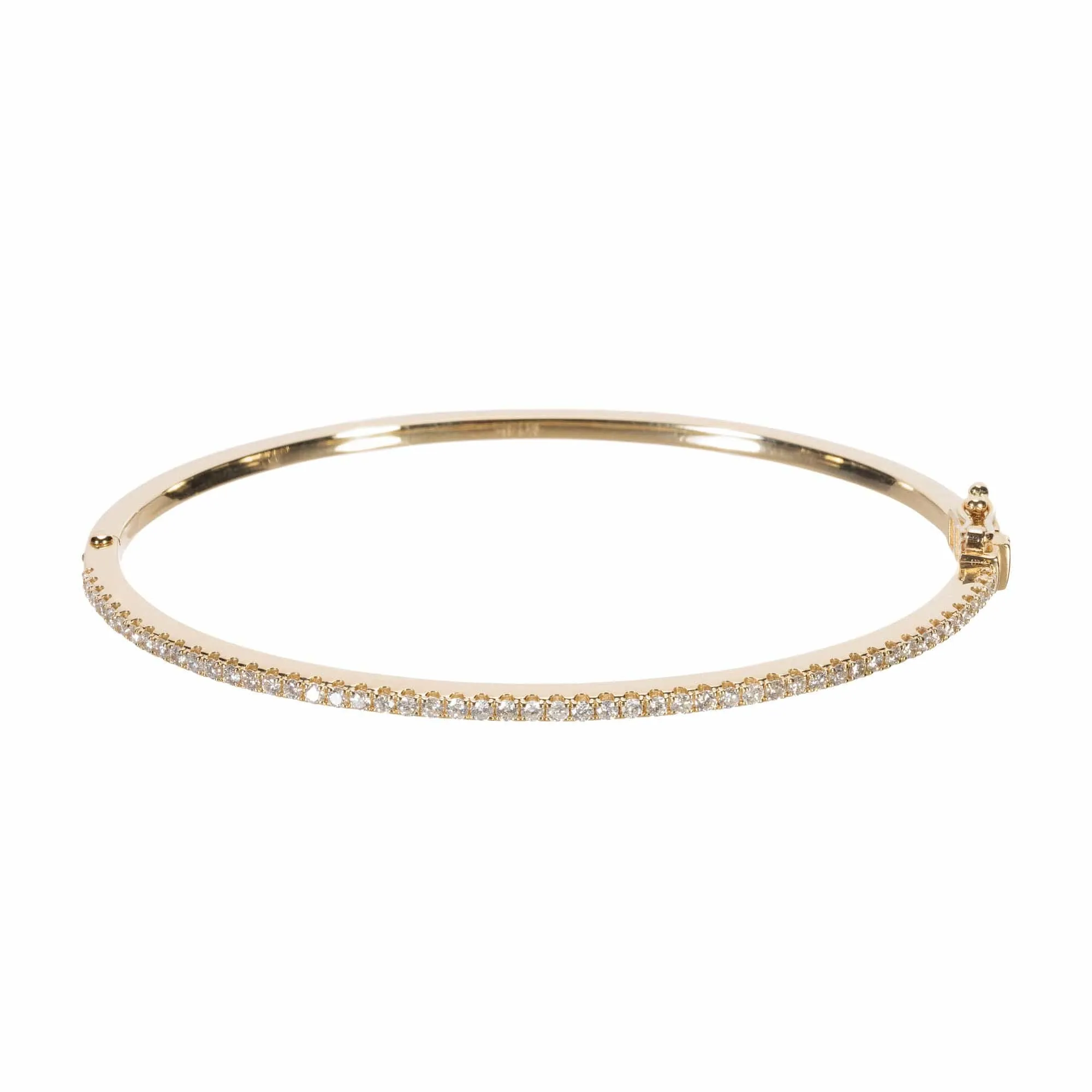 Hinged Pavé Diamond Bracelet