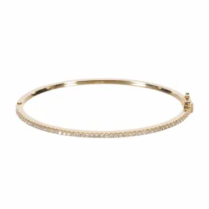 Hinged Pavé Diamond Bracelet