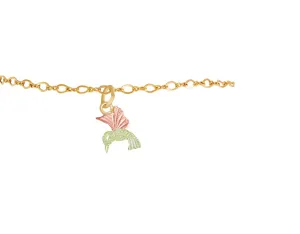 Hummingbird Ankle - Black Hills Gold Bracelet
