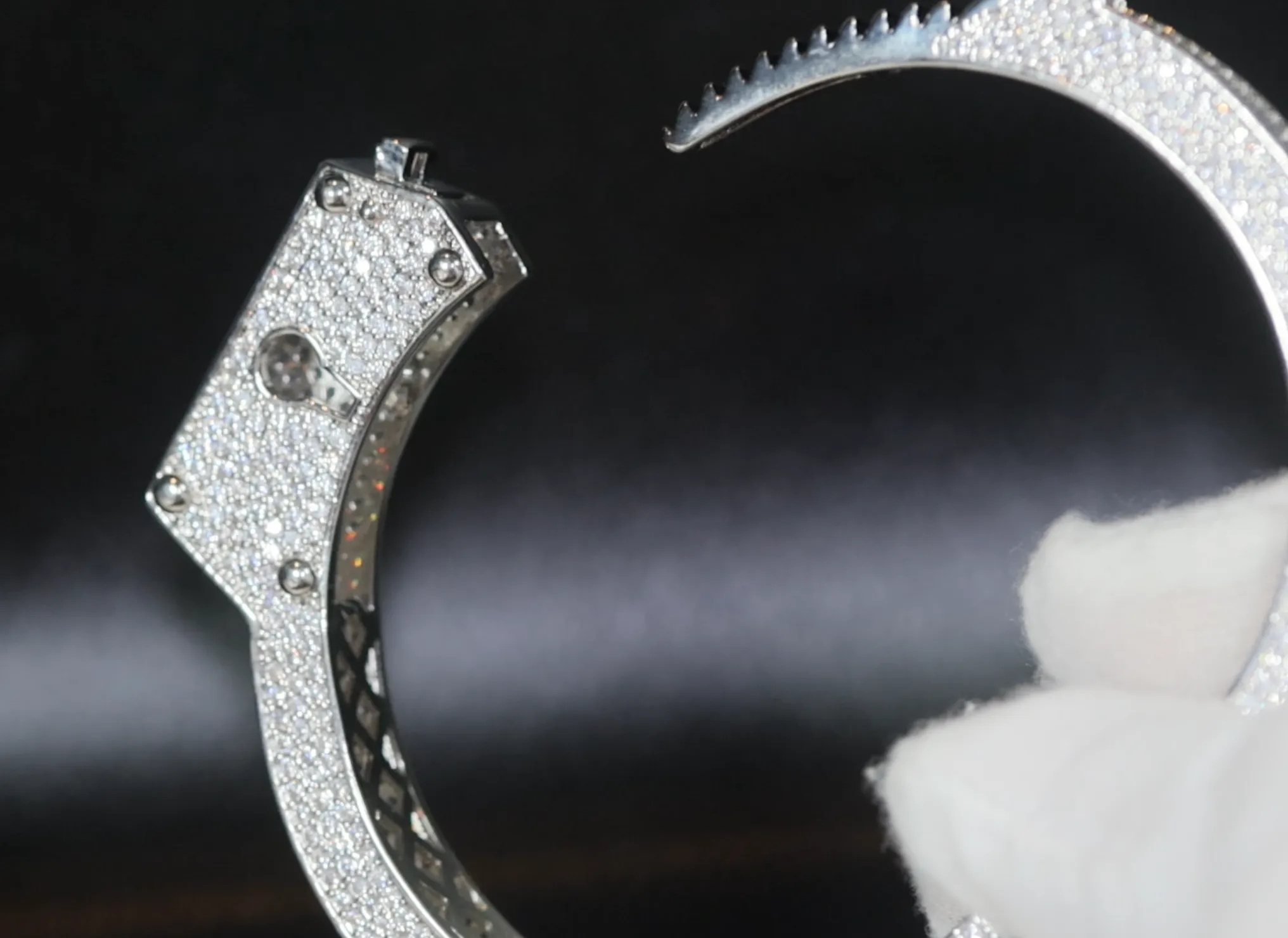 Iced Out Bracelet | Diamond Cuff Bracelet | Mens Bracelet | Diamond Bracelet | Cuff Bracelet | Bracelets