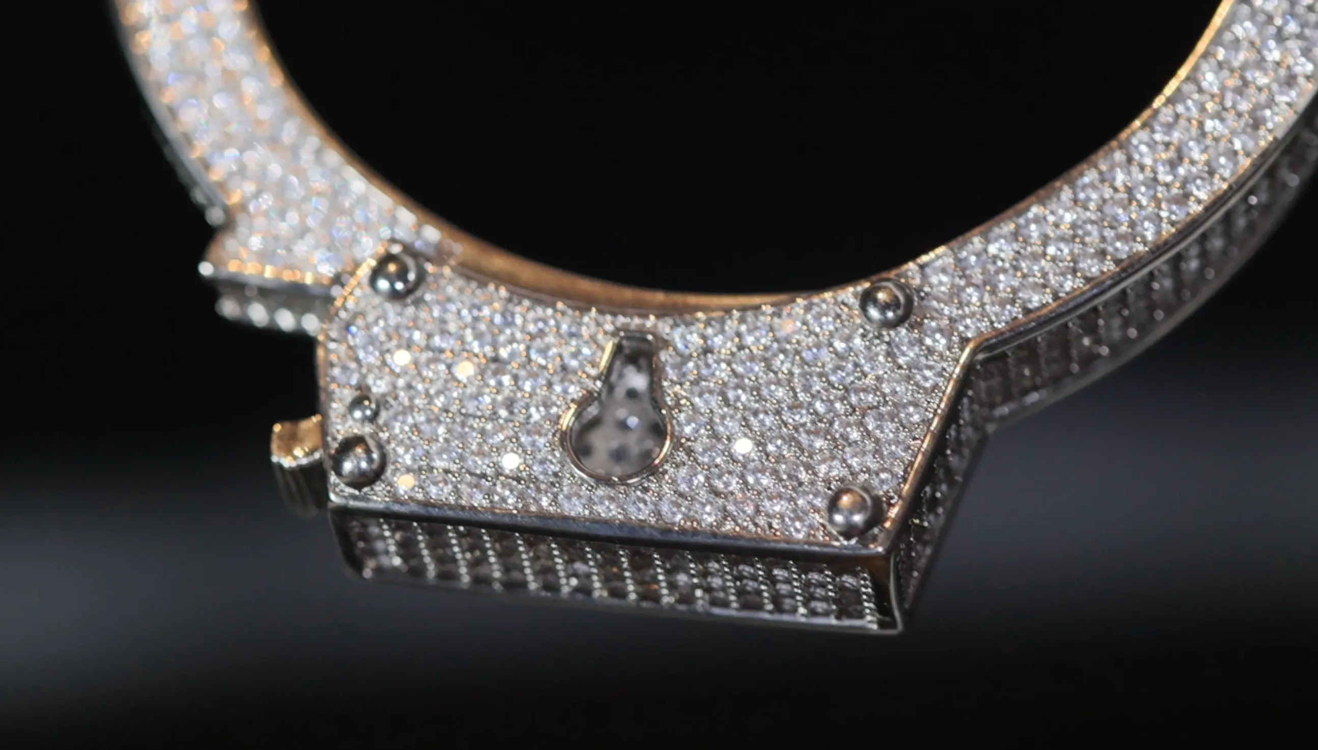 Iced Out Bracelet | Diamond Cuff Bracelet | Mens Bracelet | Diamond Bracelet | Cuff Bracelet | Bracelets