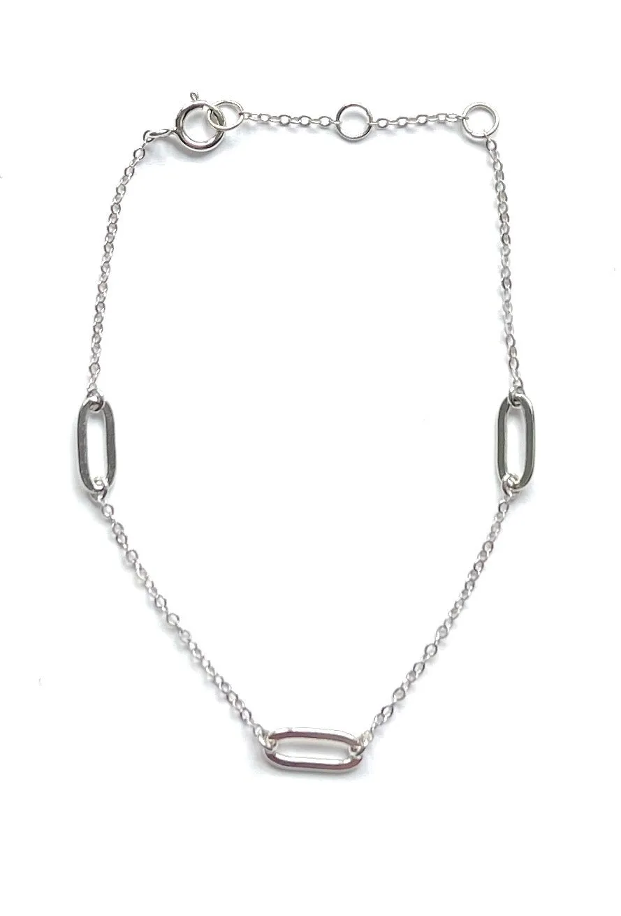 Ilene Paperclip By The Yard Bracelet