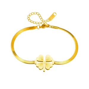 Infinity Symbol Layered Bracelet – 18K Gold