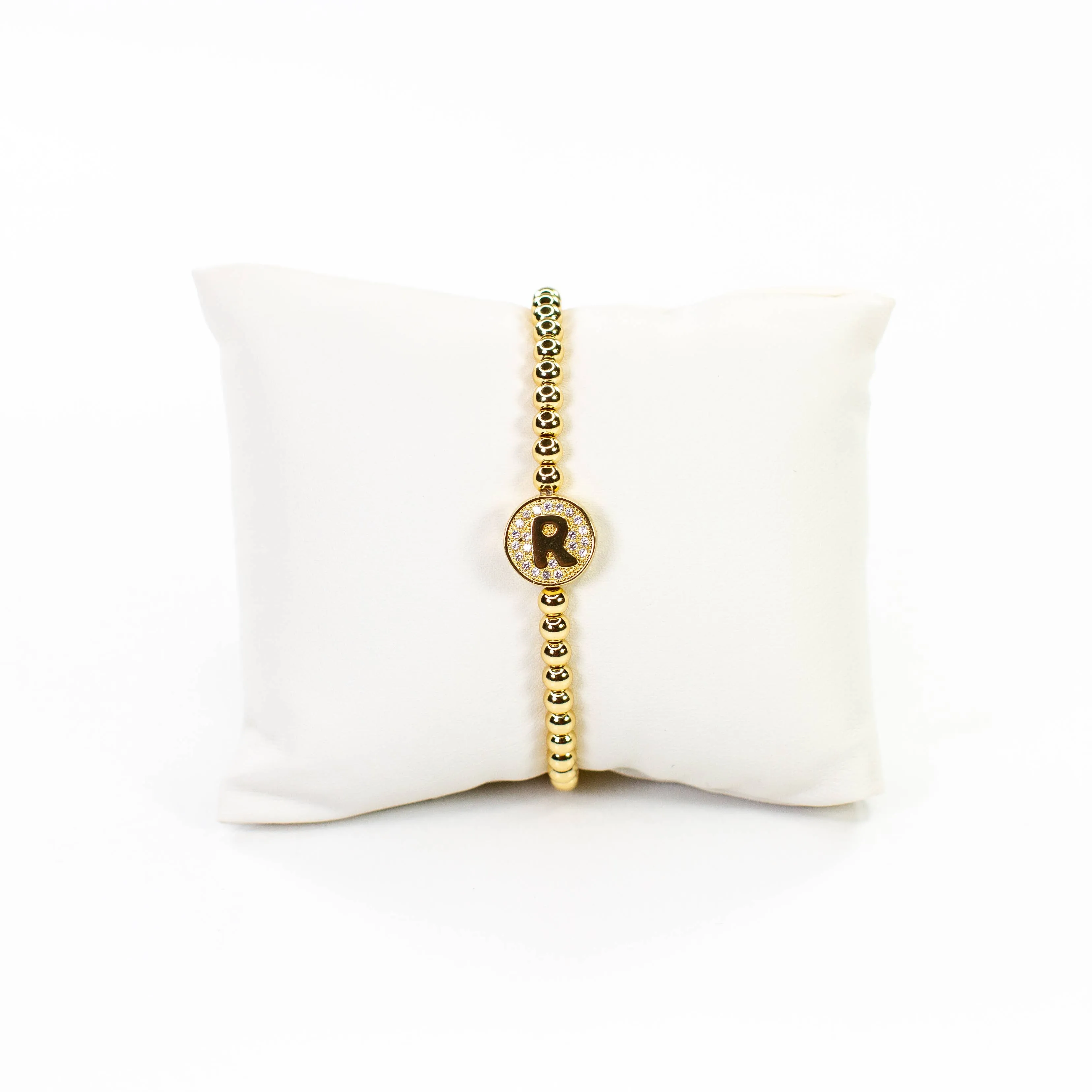 Initial Simulated Diamond Bracelet: B