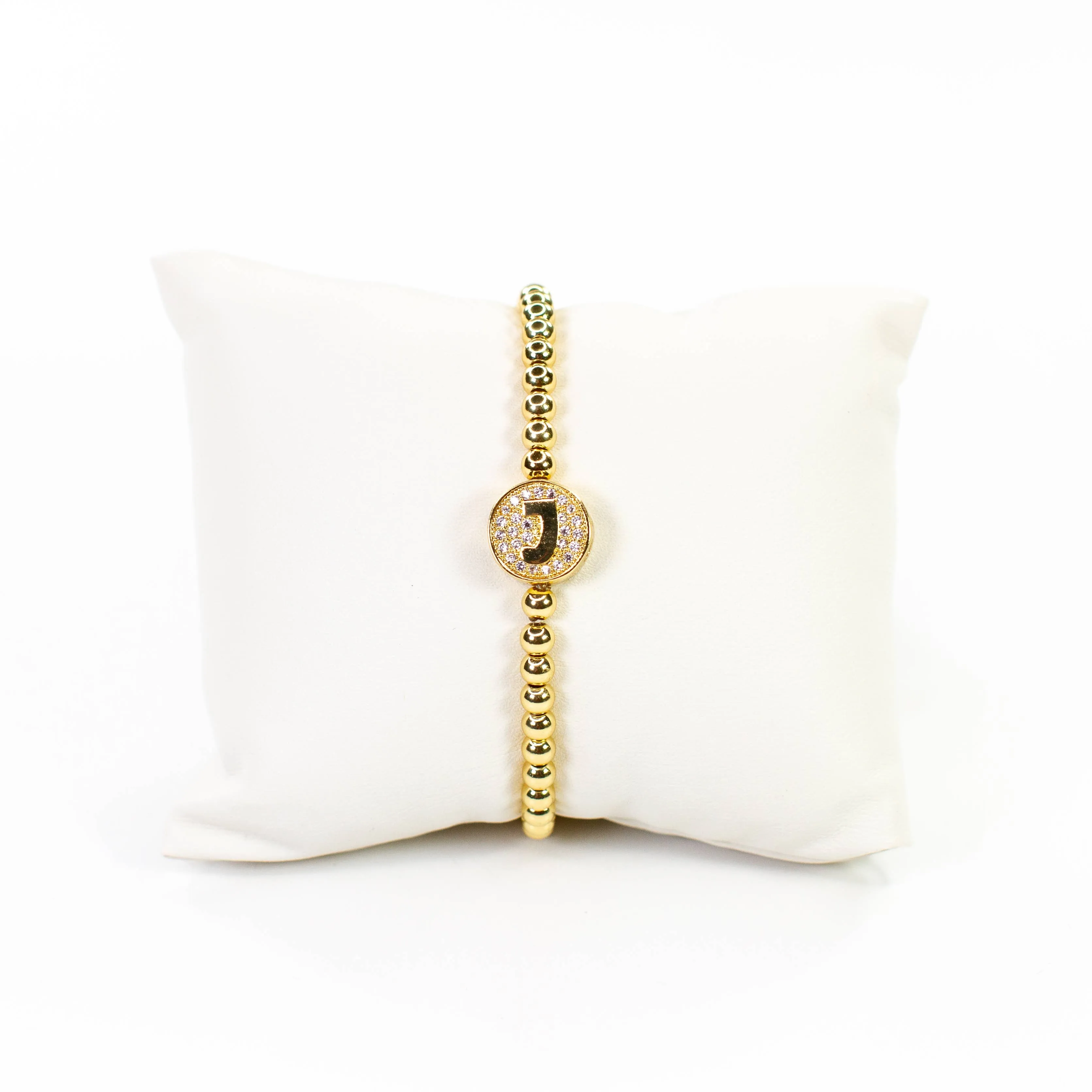 Initial Simulated Diamond Bracelet: B