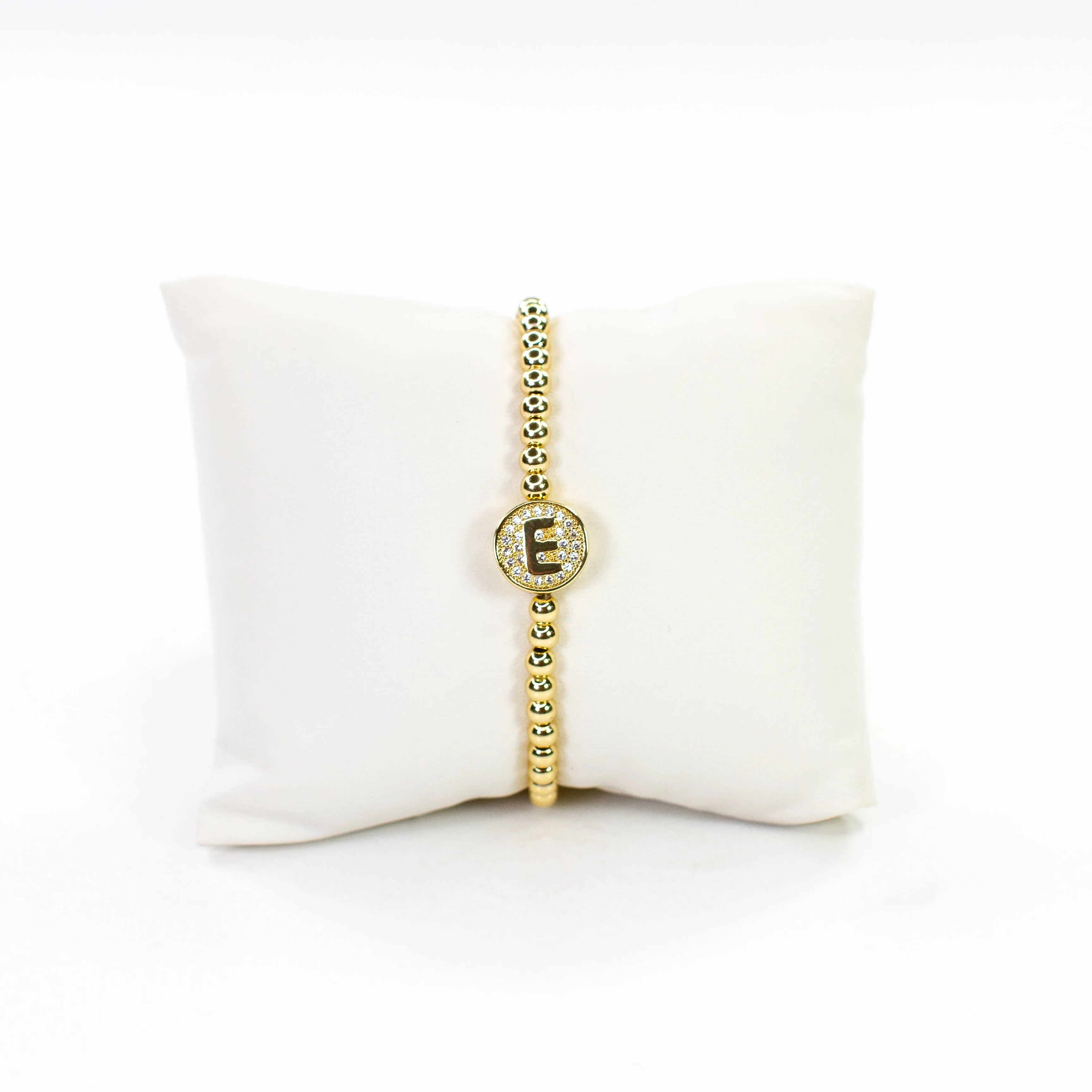 Initial Simulated Diamond Bracelet: B