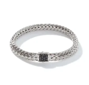 John Hardy 7.5mm Black Sapphire Icon Bracelet