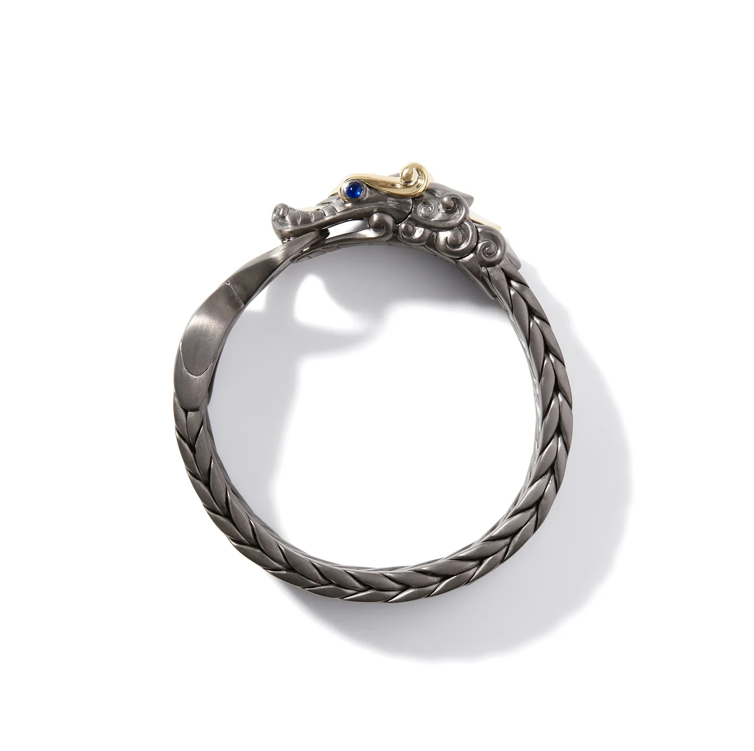 John Hardy Yellow Gold and Silver Legends Naga Bracelet
