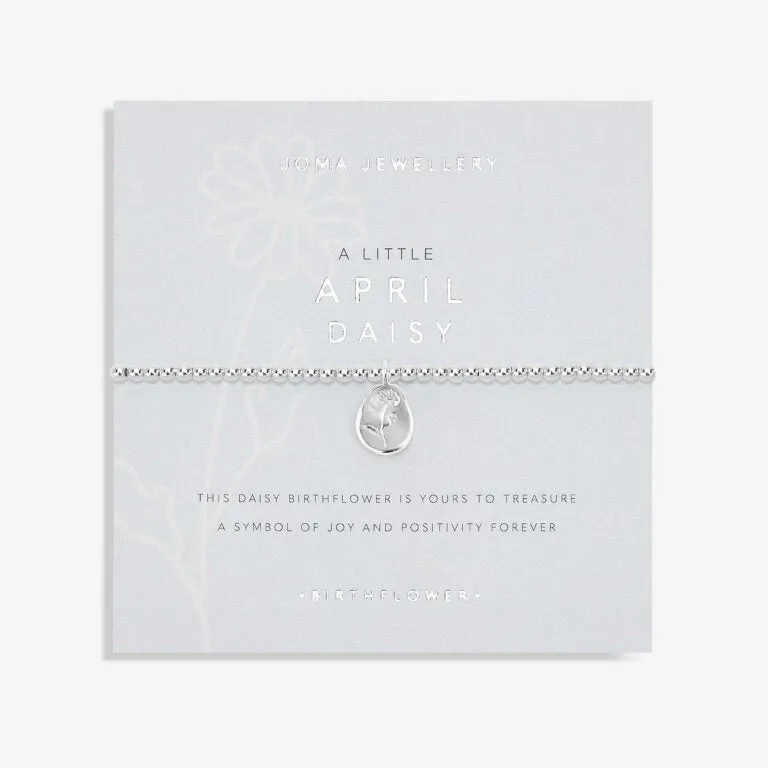 Joma Birthflower A Little April Daisy Bracelet