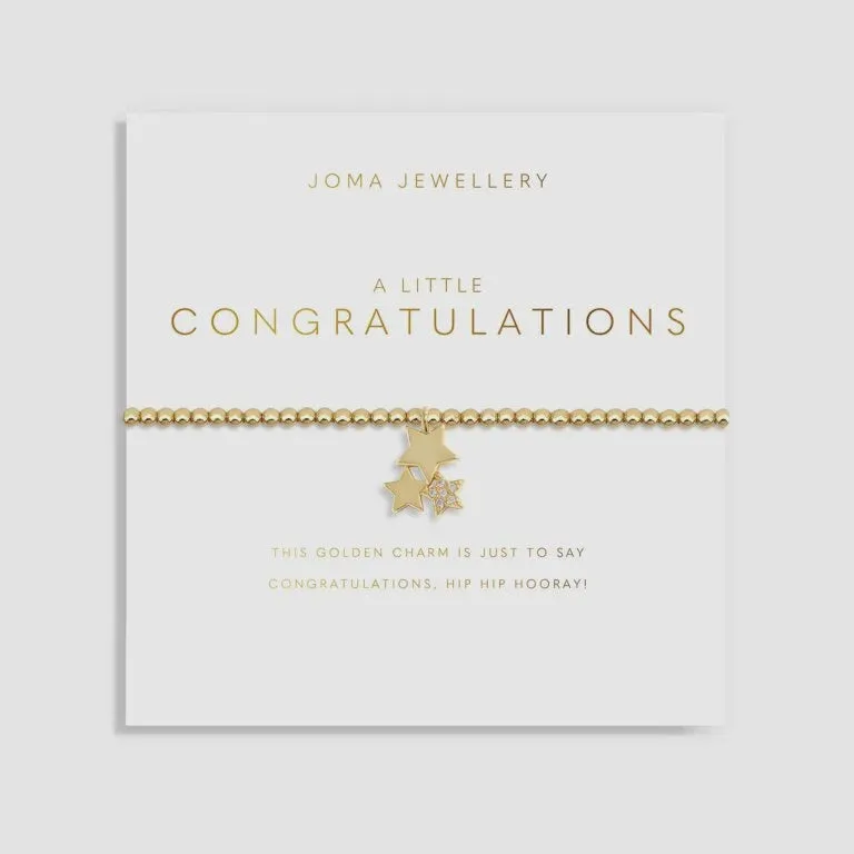 Joma Golden Glow A Little Congratulations Bracelet