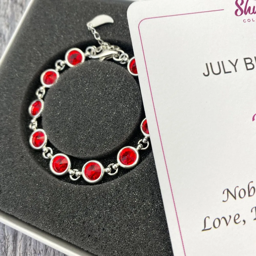 July Birthstone Bracelet