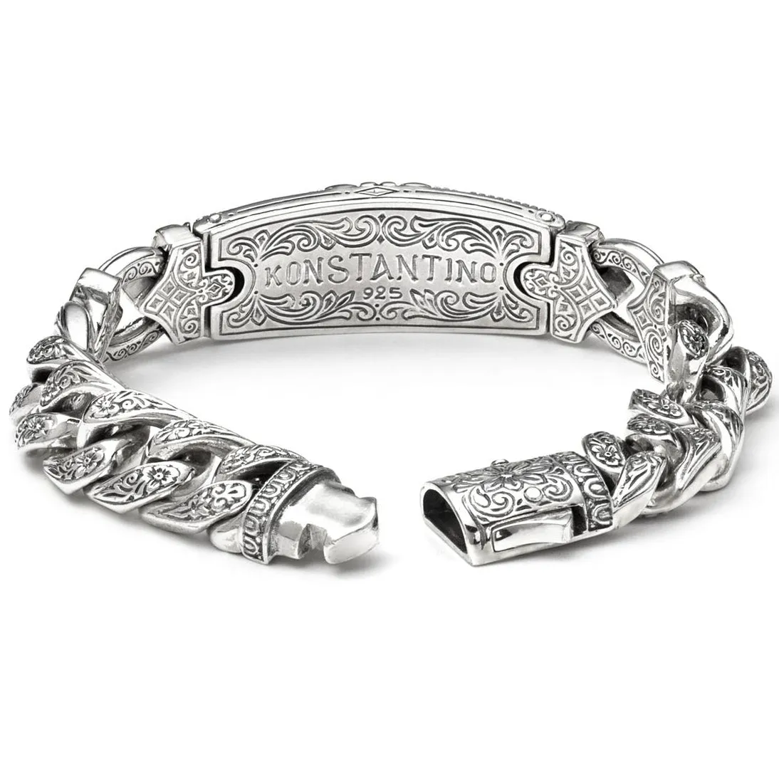 Konstantino Men's Sterling Silver & Bronze Bracelet