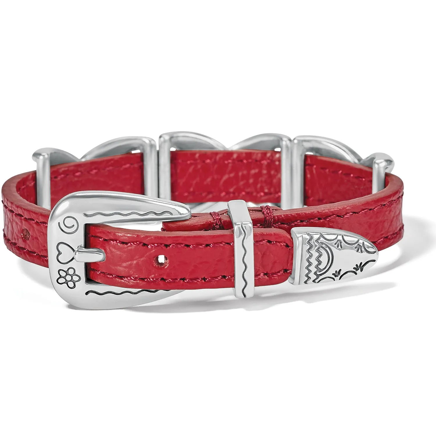 Kriss Kross Etched Bandit Bracelet - 07903A