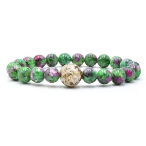 Lake Erie Stones & Shells   Ruby in Zoisite