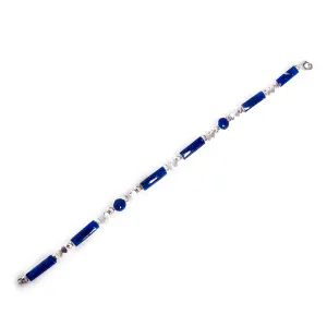 Lapis Lazuli Keira Bracelet | Handcrafted Artisan Design | From the Andes