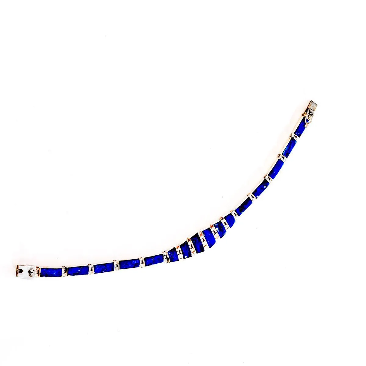 Lapis Lazuli Zahra Bracelet | Artisan Design | Crafted in the Chilean Andes