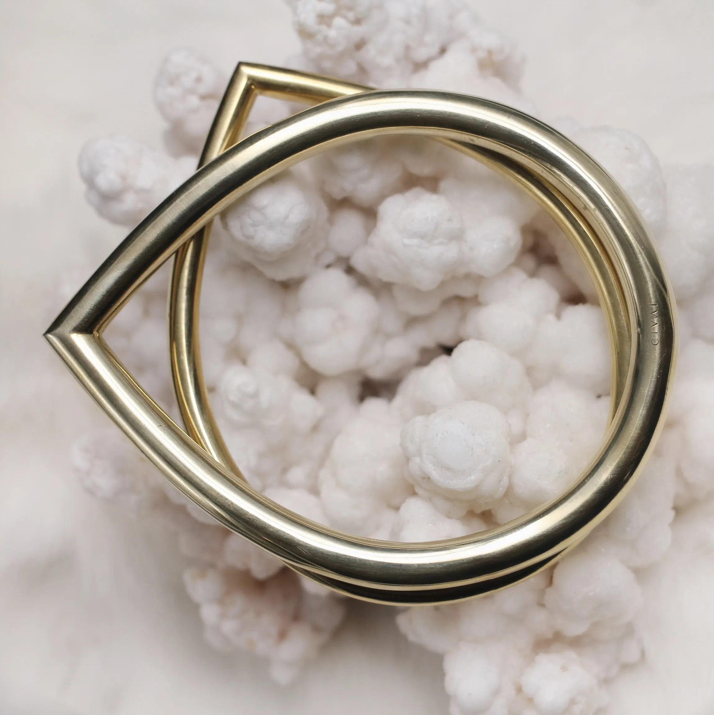 Lauren Bangle | Solid Cast Brass