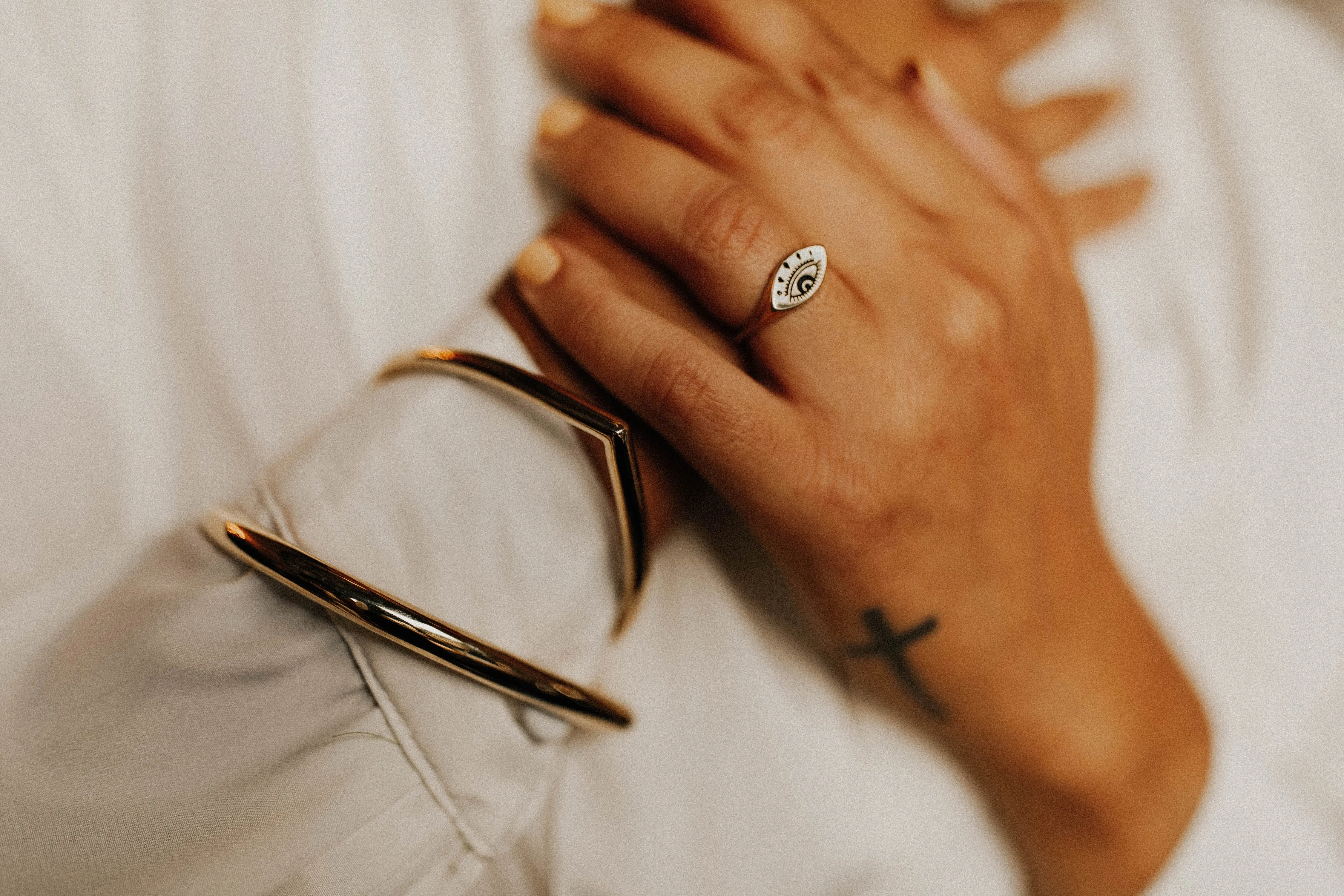 Lauren Bangle | Solid Cast Brass