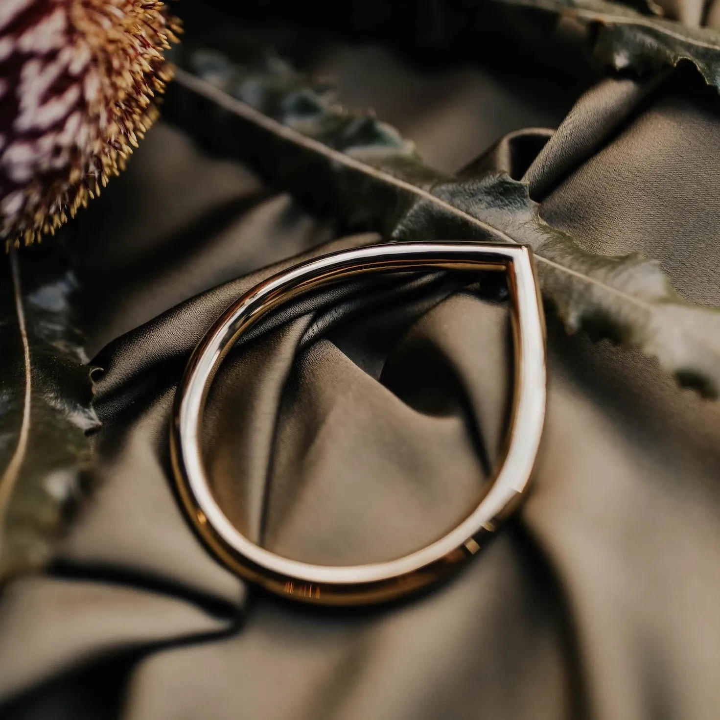 Lauren Bangle | Solid Cast Brass