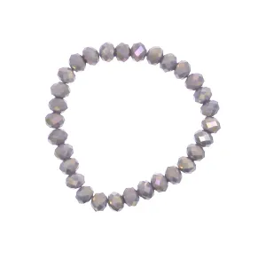 Lavender Crystal stretch bracelets (1pc-3pc)