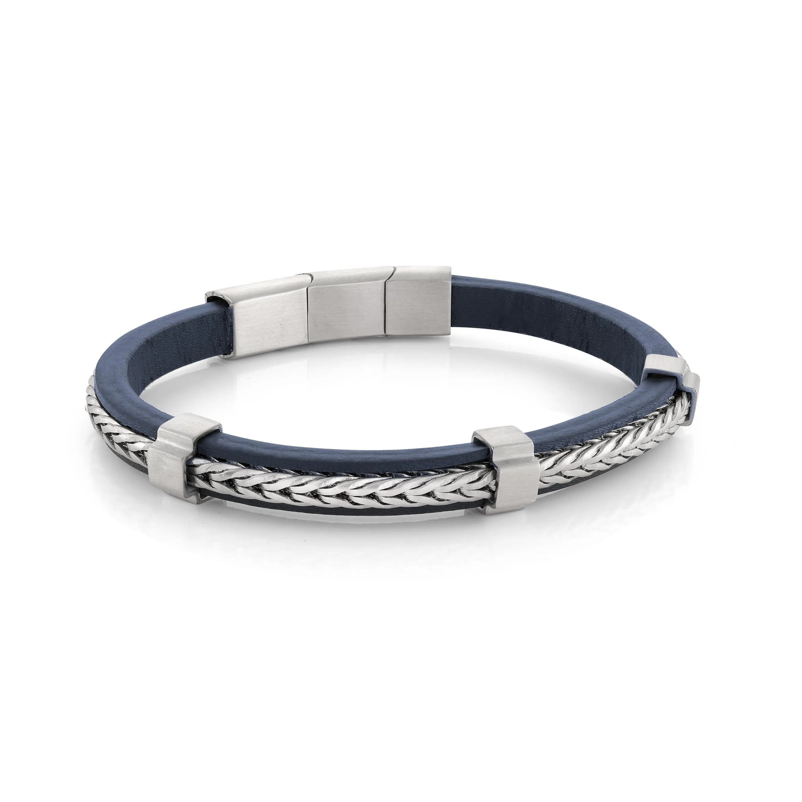 Leather & Franco Bracelet 7mm