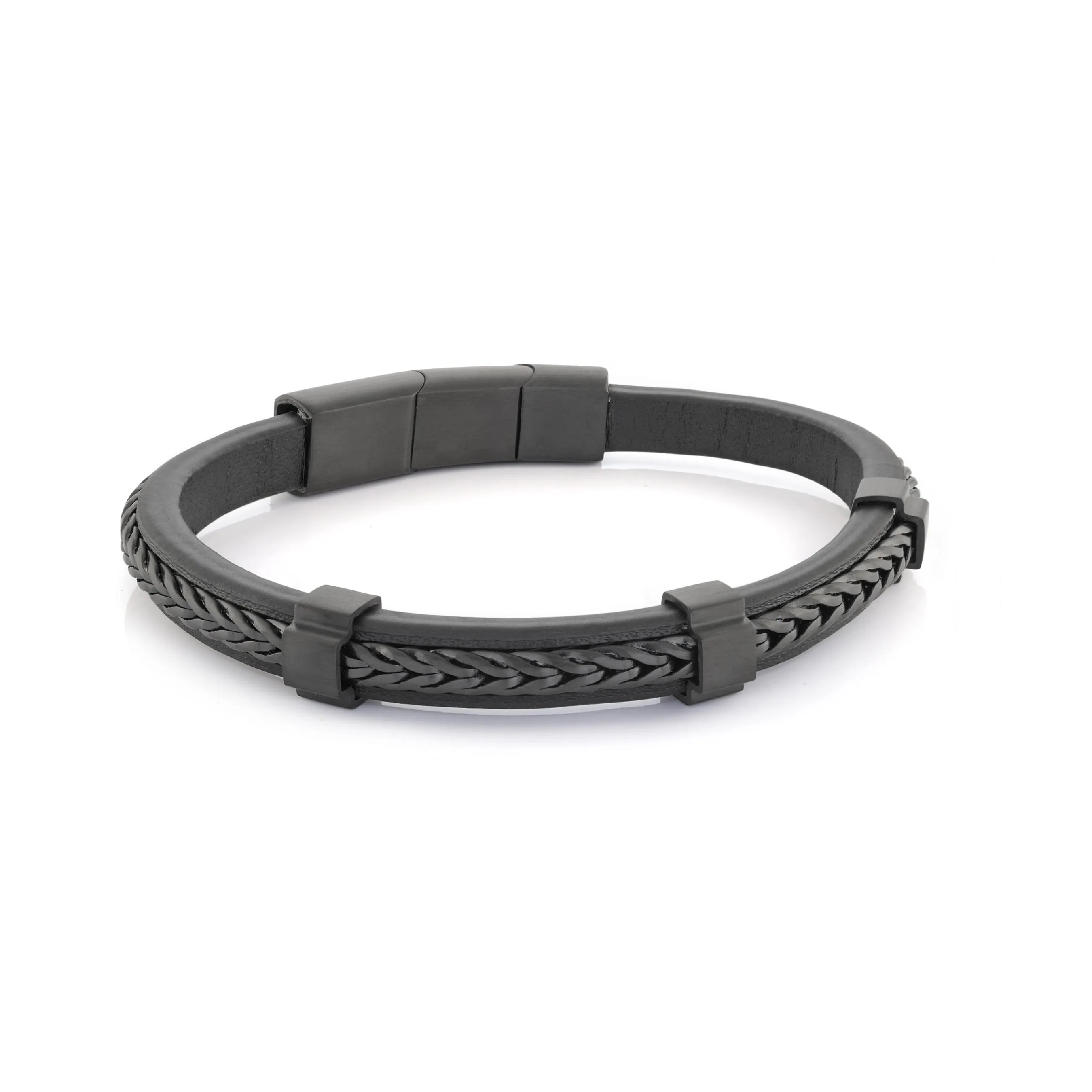 Leather & Franco Bracelet 7mm