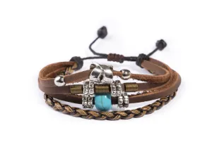 leather bracelet - Ibiza Boho Style