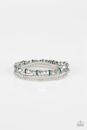 Let There BEAM Light Blue Paparazzi Bracelet