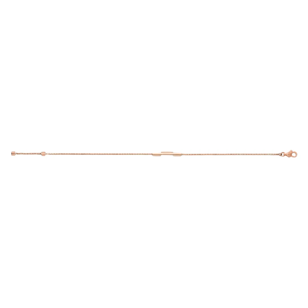 Link To Love 18K Rose Gold 'Gucci' Bar Bracelet