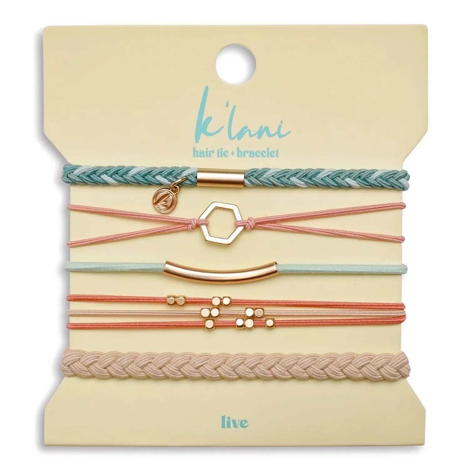 Live Hair Tie Bracelets