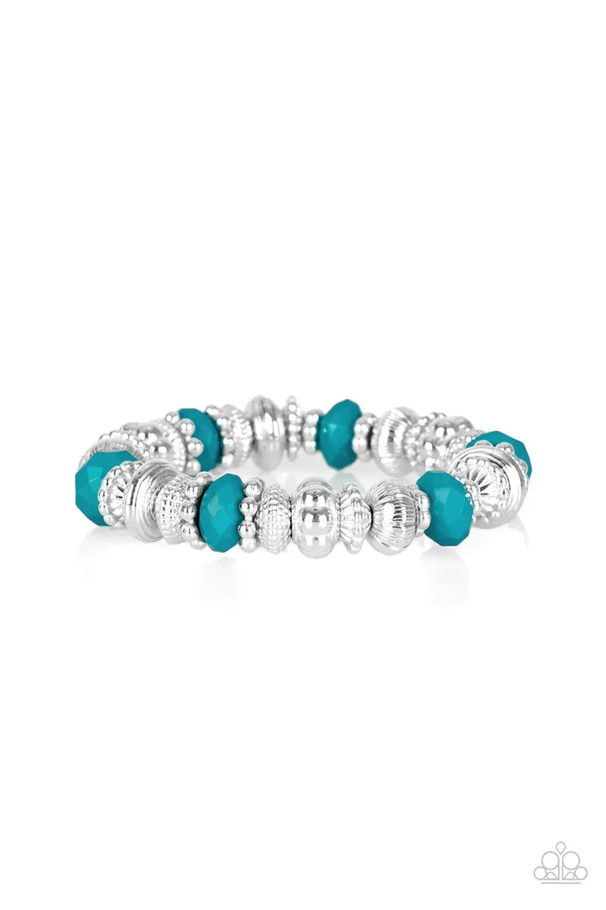 Live Life to the COLOR-fullest Blue Paparazzi Bracelet