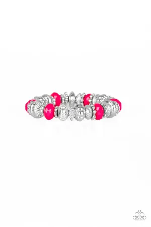 Live Life to the COLOR-fullest Pink Paparazzi Bracelet