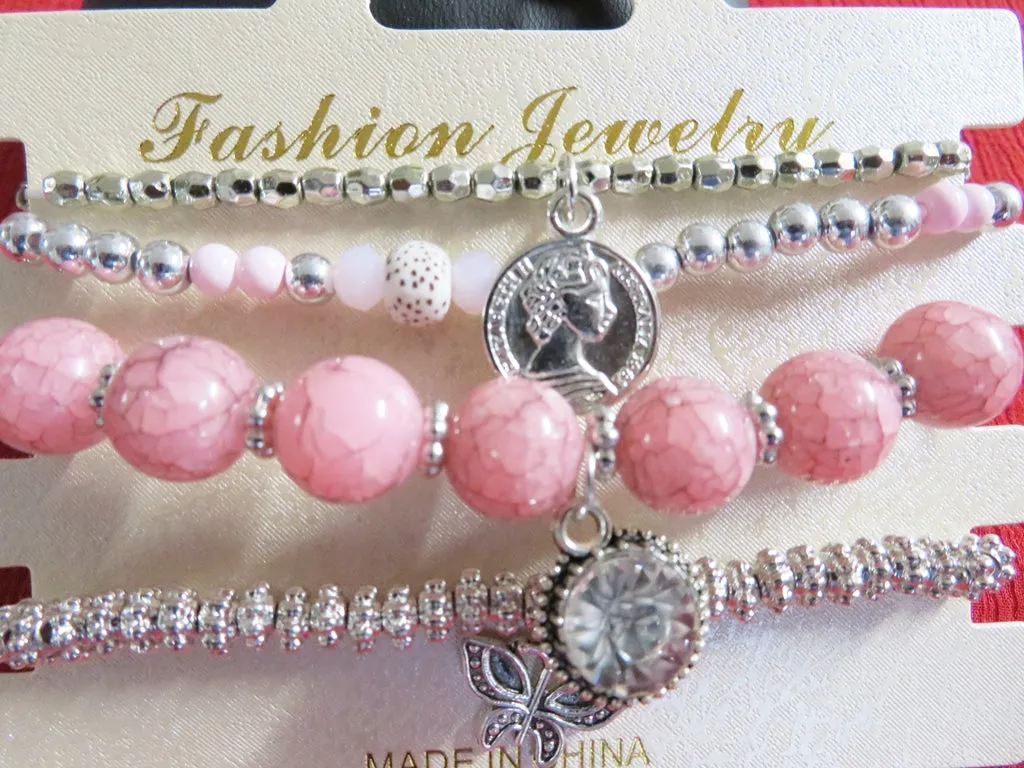 Lovely Pearl Queen head Bracelet