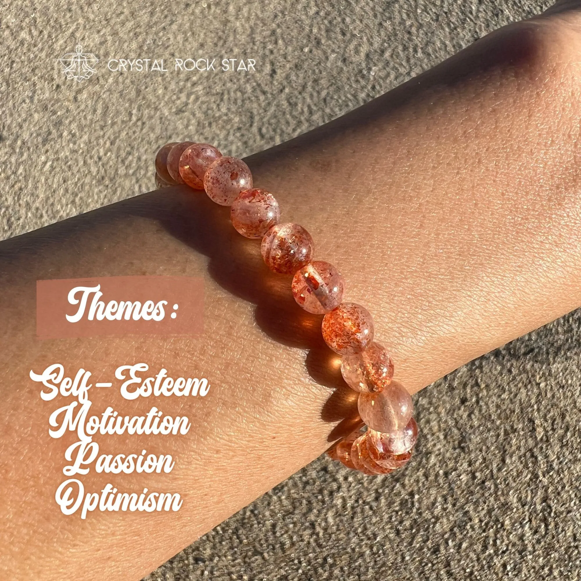 Luminous Arusha Sunstone Bracelet 7mm