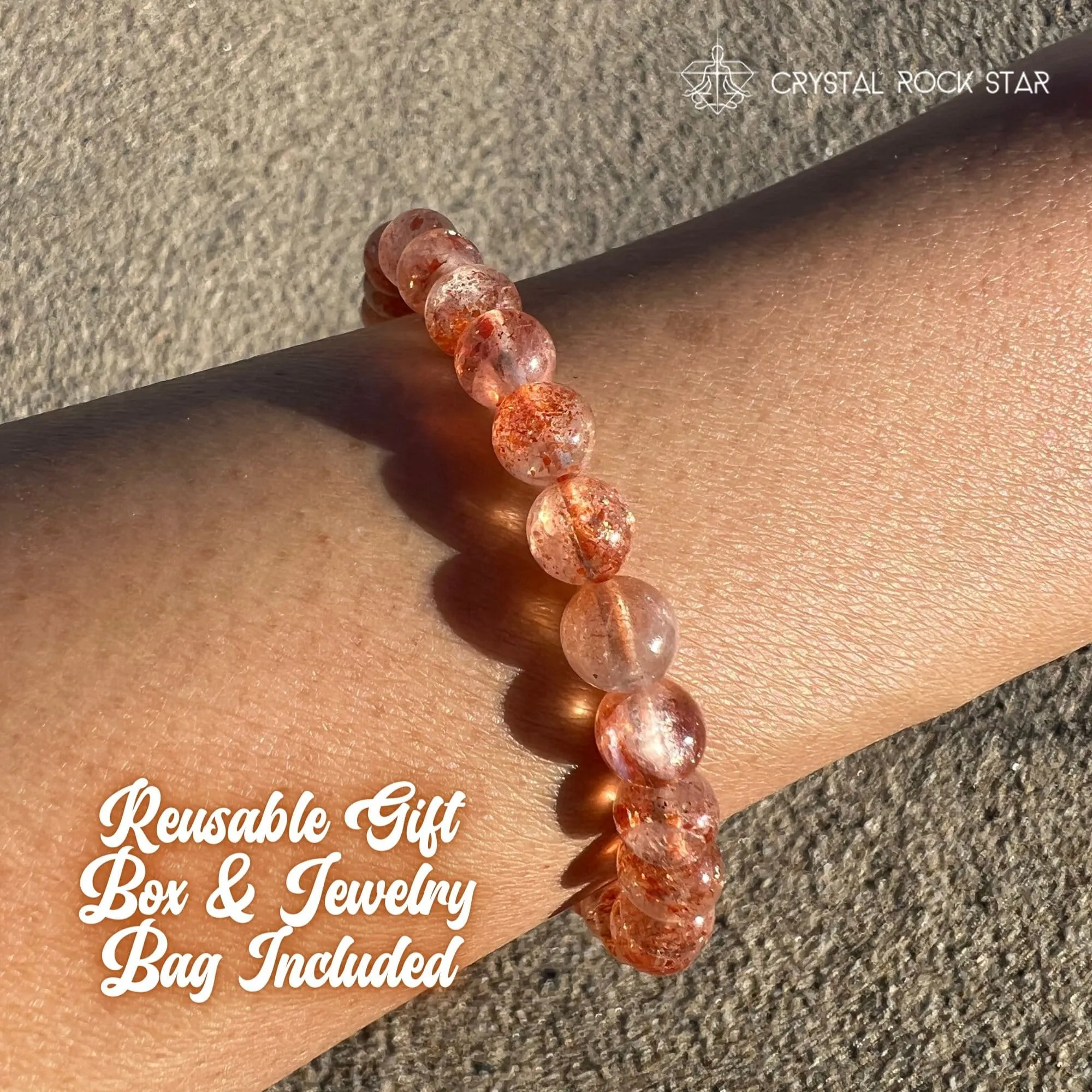 Luminous Arusha Sunstone Bracelet 7mm