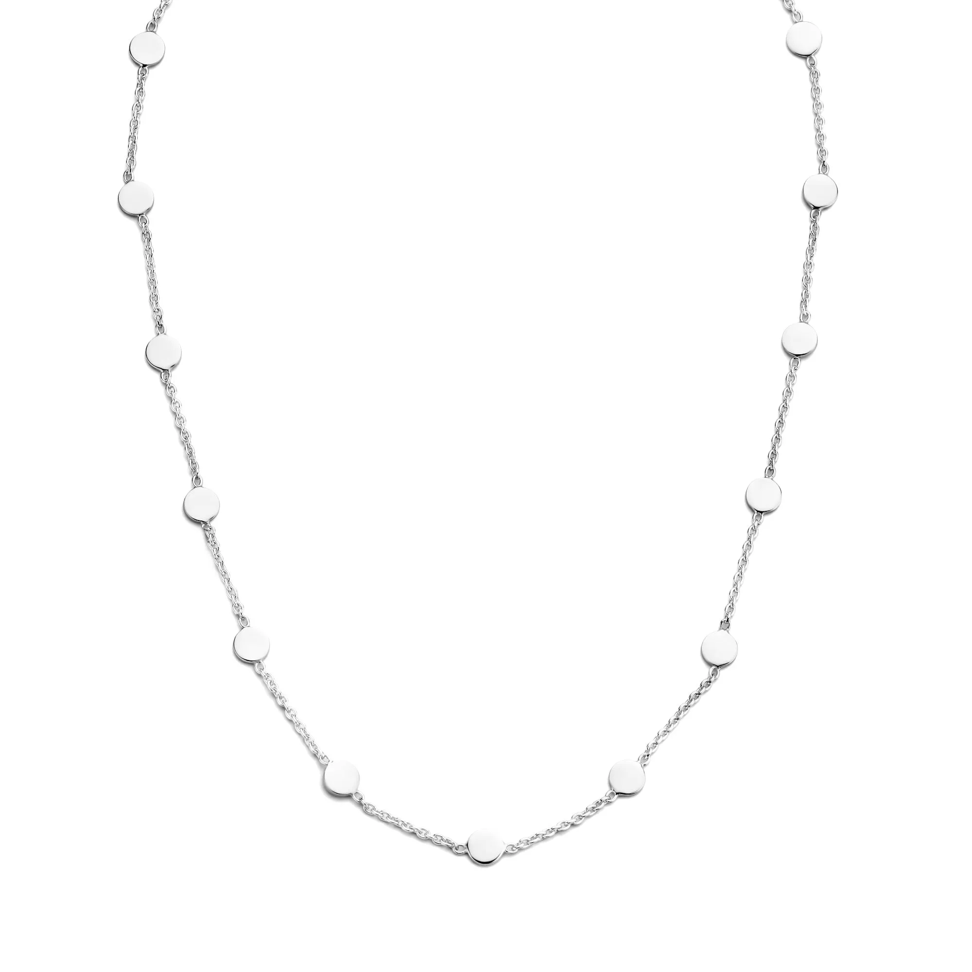 Luna 925 sterling silver choker with moons