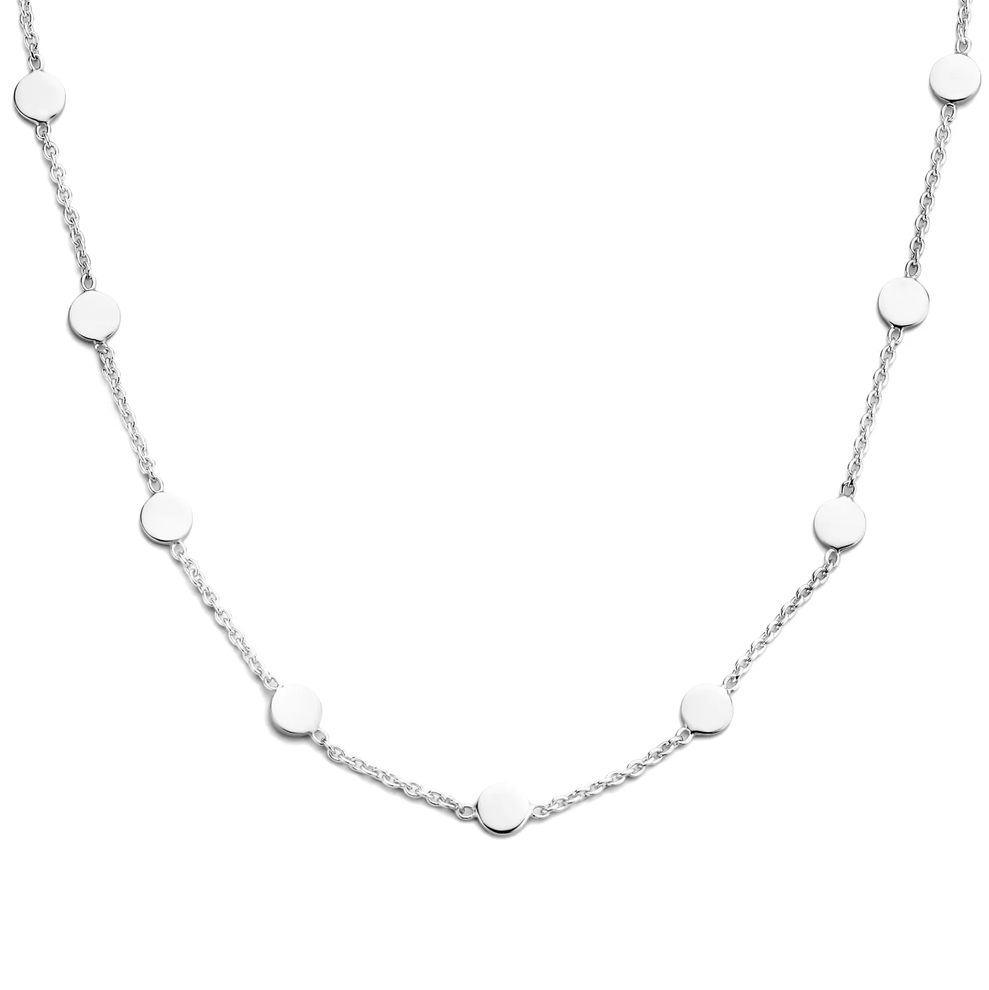 Luna 925 sterling silver choker with moons