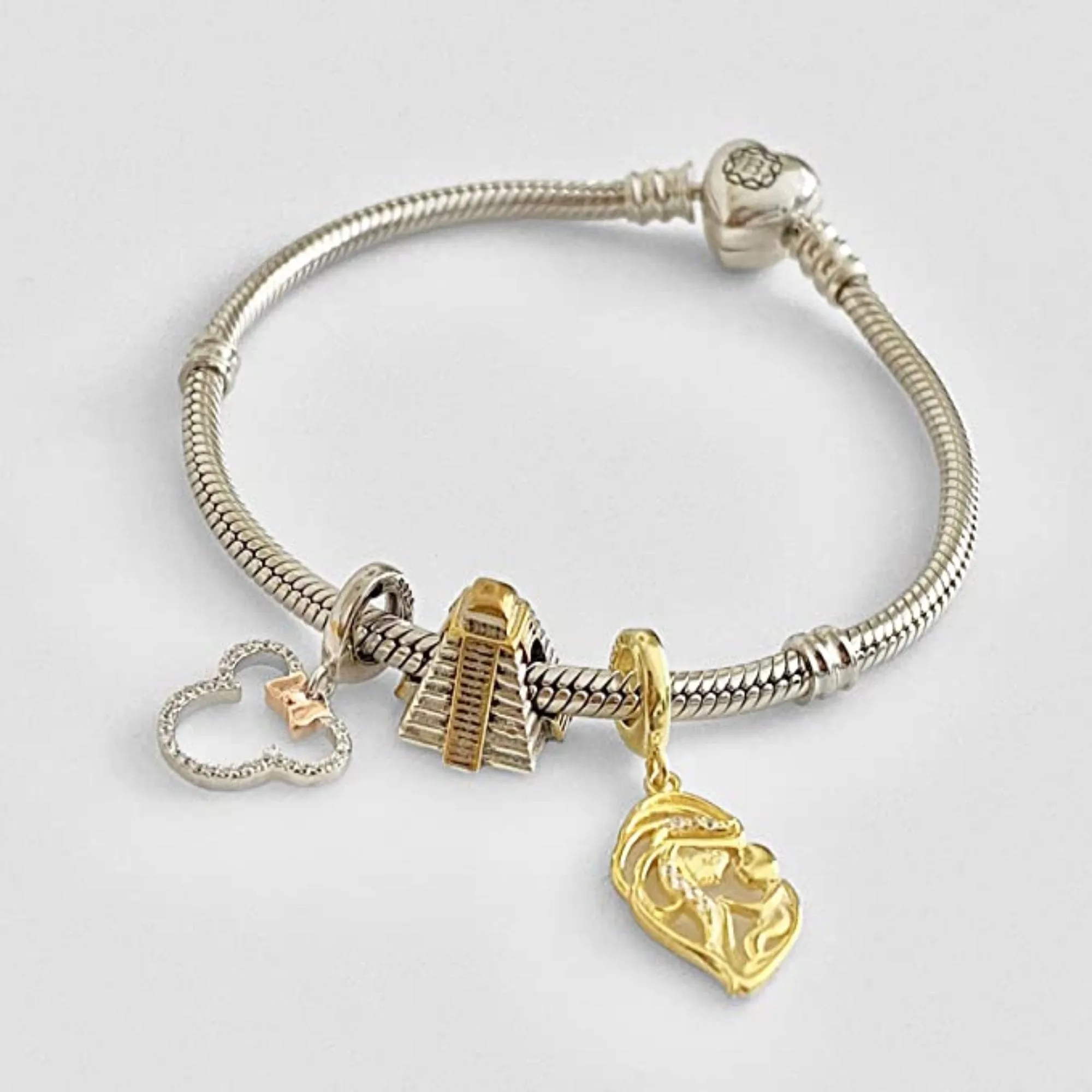 Mexico Mayan Pyramid Bead Charm