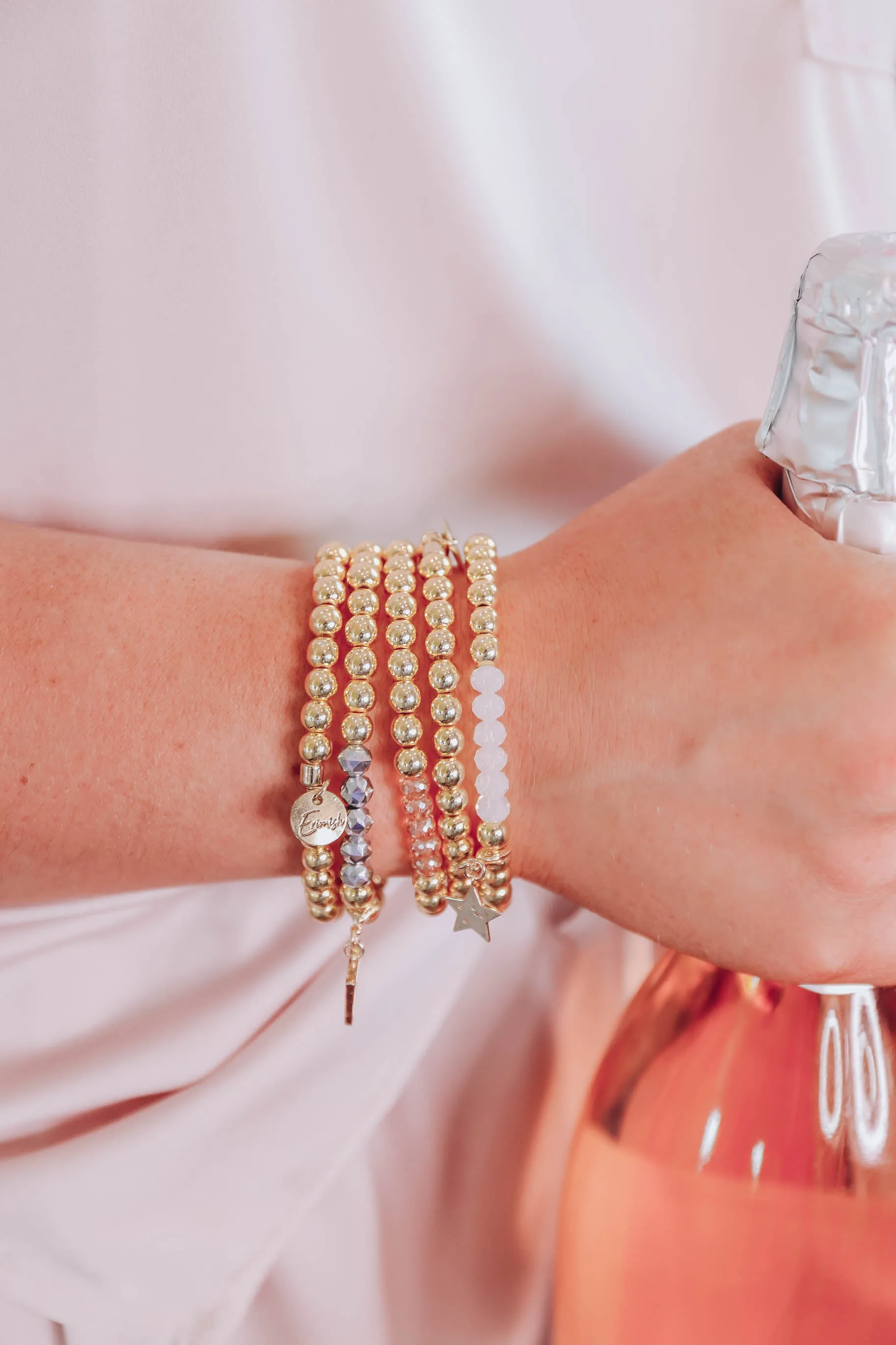 Mineral Bracelet Stack by Erimish - Neutral