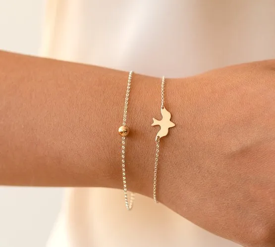 Mini Baby Peace Dove Bracelet