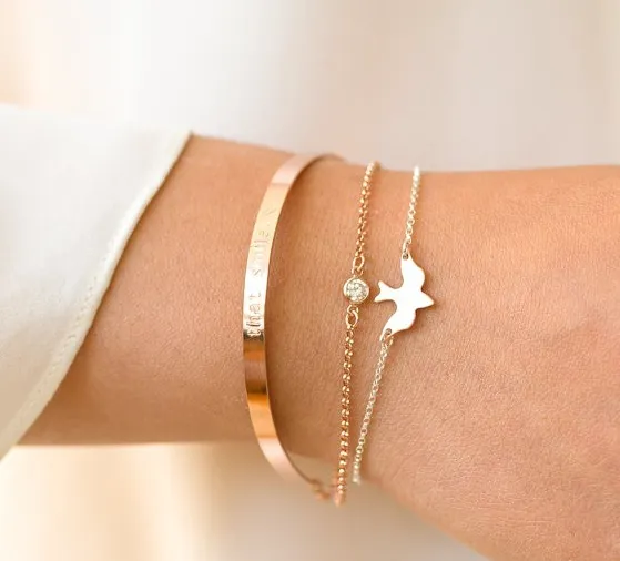 Mini Baby Peace Dove Bracelet