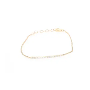 Mini Diamond Bar Bracelet