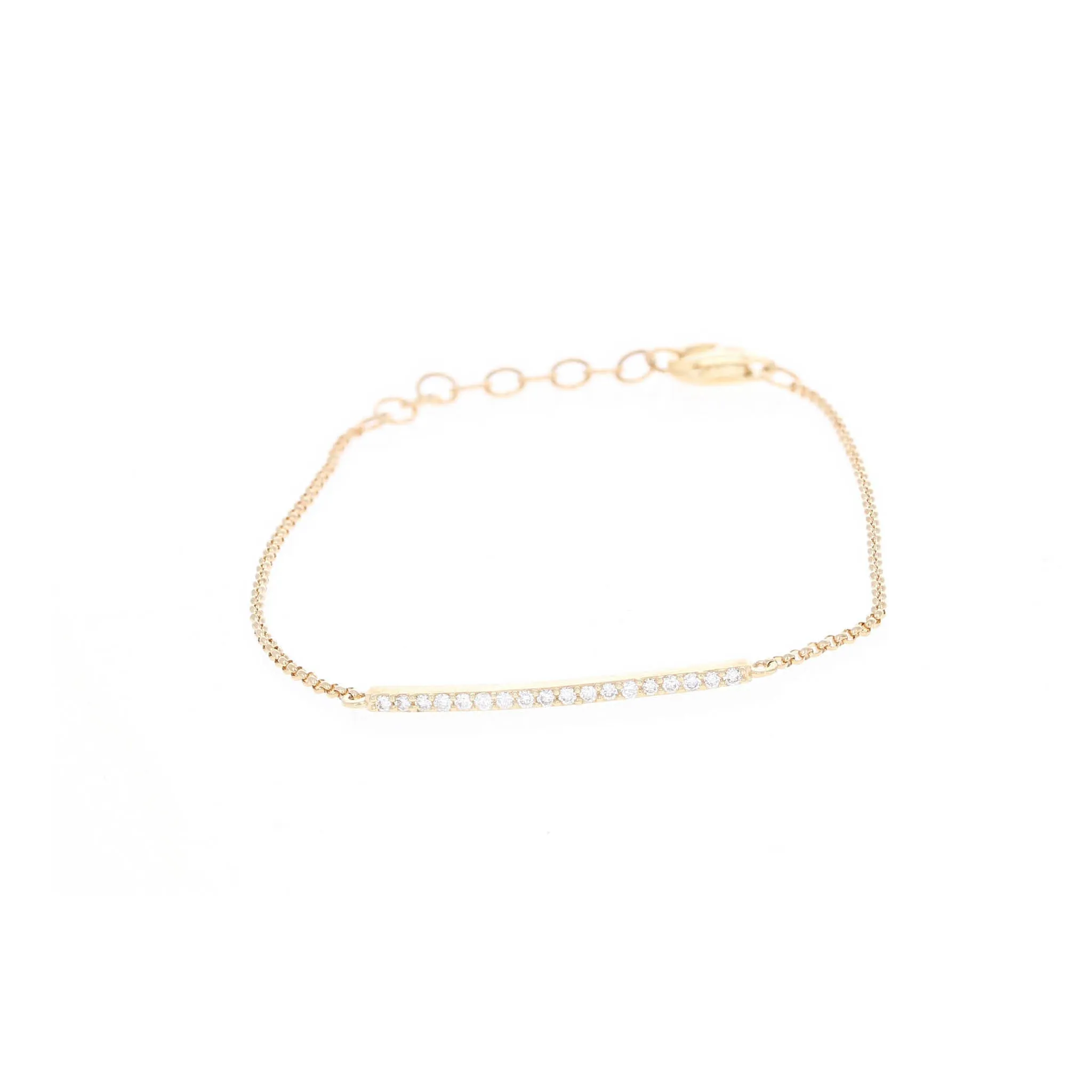 Mini Diamond Bar Bracelet