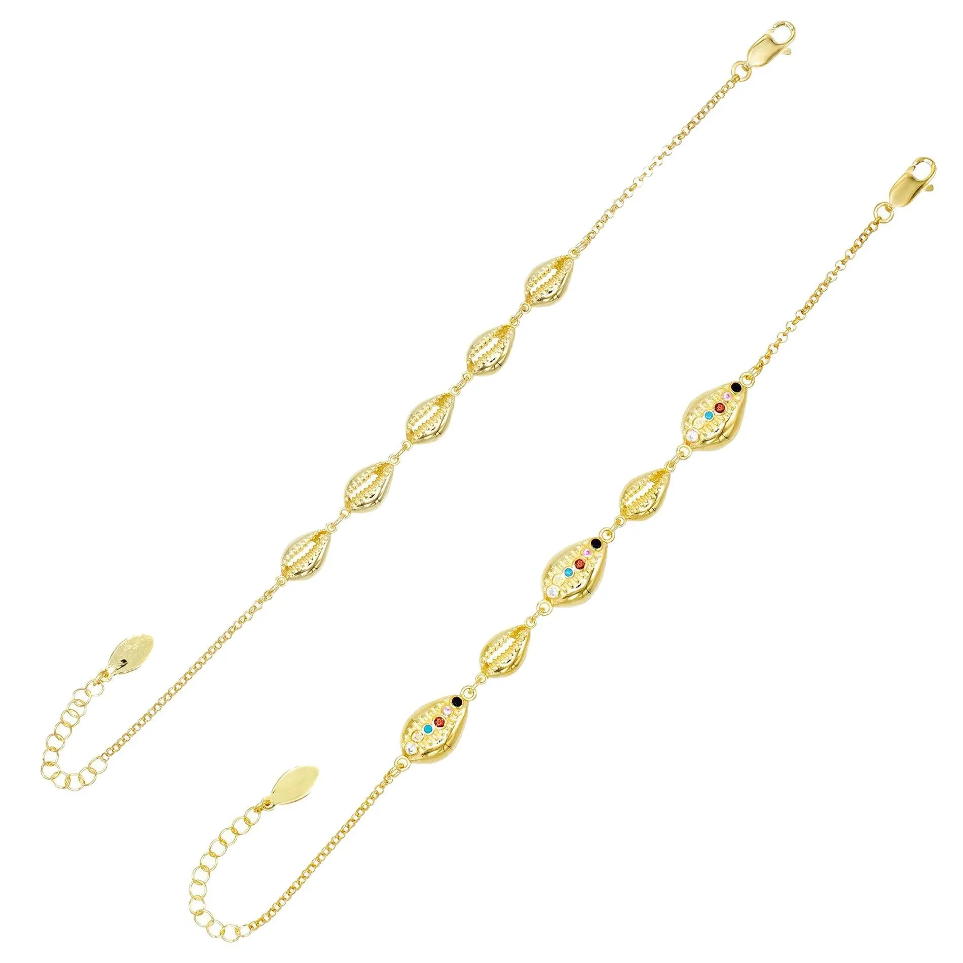 Mini Shell Bracelet Combo Set