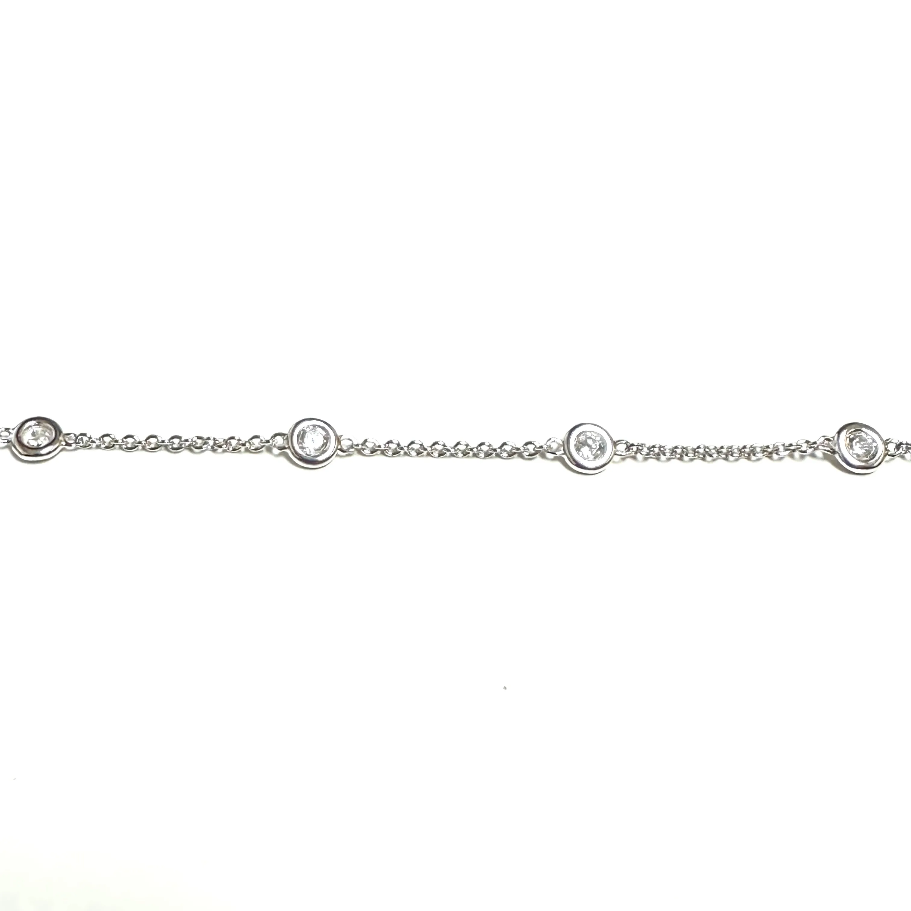 Miss Mimi Sterling Silver/14K Yellow or Rose Gold Vermeil Station Bracelet